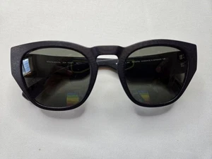 MYKITA MYLON TRINITY MD1 PITCH BLACK COL 301 SCHWARZE VERSPIEGELTE GLÄSER SONNENBRILLE GERMANY - Bild 1 von 9