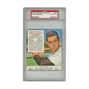 Dom DiMaggio Boston Red Sox 1953 Red Man Tobacco (PSA 6) - Bild 1 von 2