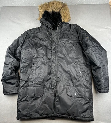 Chaqueta Parka Rothco N 3B Para Hombre Grande Clima Extremo Frío Piel Snorkel Capucha Abrigo Foto 1 de 4