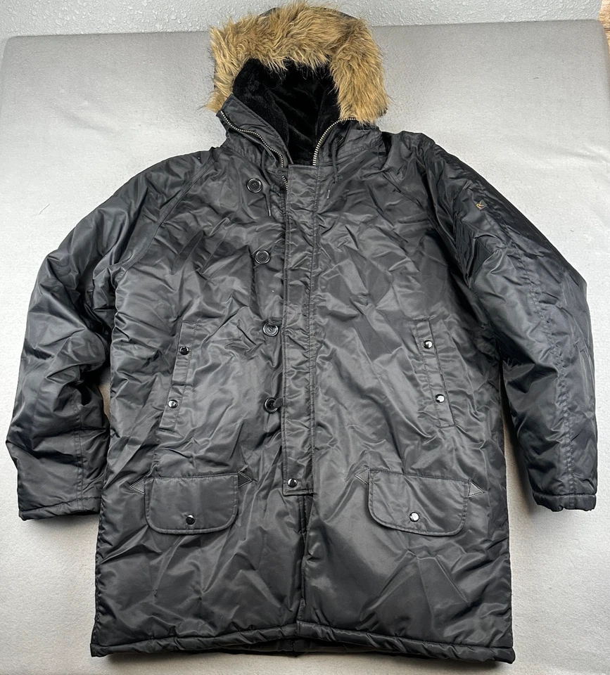 Chaqueta Parka Rothco N 3B Para Hombre Grande Clima Extremo Frío Piel Snorkel Capucha Abrigo Foto 1 de 4