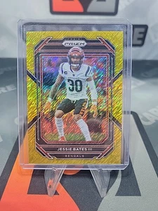 2022 Panini Prizm Jessie Bates III Gold Shimmer #/10 Bengals - Picture 1 of 2