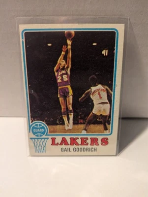 1973-74 Topps - Gail Goodrich #55 Gum Stain - Image 1 of 2