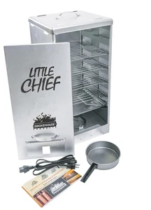 Smokehouse Little Chief Front Load Smoker - Fish, Jerky, Cheese, Sausage, 25lb C - Picture 1 of 3