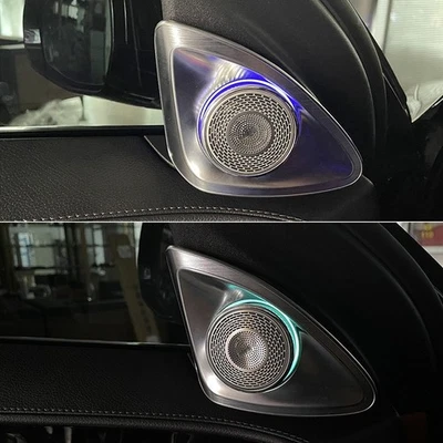 Altavoz LED luz ambiental para Benz Clase S500 C300 E450 W223 205 213 4D Tweeter Foto 1 de 4