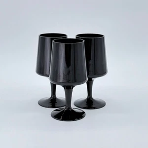 Set di 3 vintage Bicchieri da vino ametista 5" cristallo Verve Gorham - Foto 1 di 8