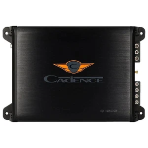 Cadence 120 Watt 2-Ohm 2-Channel Class A/B Car Audio Amplifier Q1202 - Picture 1 of 4