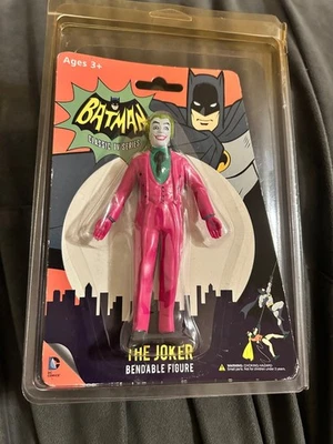 NJCroce Batman Serie de TV Clásica THE JOKER ¡Figura de Acción Flexible César Romero!! Foto 1 de 3