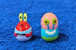 Bob Esponja Pantalones Cuadrados Gary y el Sr. Cangrejo Lote de 2/1,4" Frankford Candy Prize - Imagen 1 de 2