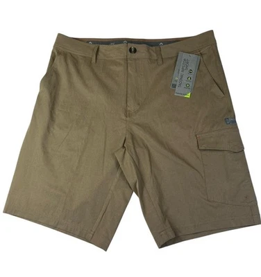 Free Country Taconic Ripstop Hiking Cargo Shorts Khaki Mens Waist Size 36 - Image 1 of 4
