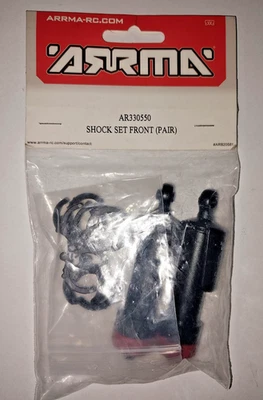 Arrma RC AR330550 Shock Set Front Pair for Granite, Senton, Big Rock, and Typhon - Image 1 of 3