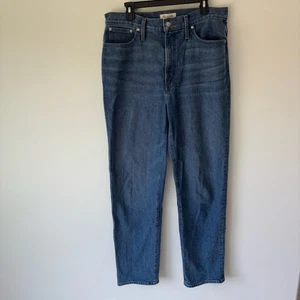 Madewell The Perfect Vintage Straight Jean 31T Medium Wash Denim Casual - Picture 1 of 12