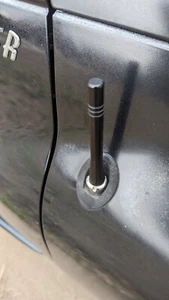 4 " Short Black Aluminum Antenna Mast AM/FM for CHRYSLER PT CRUISER 2001-2010 - Picture 1 of 24