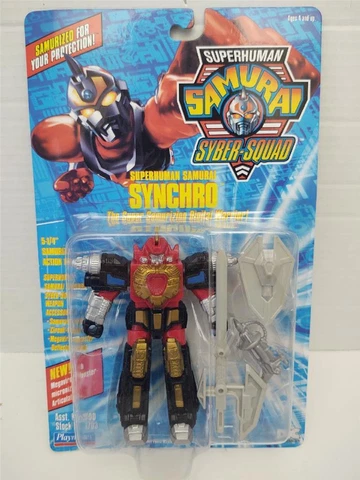 1994 Playmates Superhuman Samurai Synchro 5 1/4inch  Action Figure New Cover