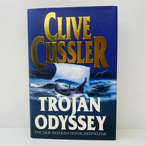 Trojan Odyssey por Clive Cussler Aventura Thriller Novela Libro Tapa dura grande - Imagen 1 de 7