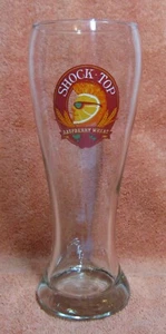 SHOCK TOP Raspberry Wheat Pilsner Glass - 16 Ounce 8" Tall - NEW - LOOK - Picture 1 of 4