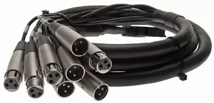 AudioScience CBL1022 XLR HD50 ASI6620 Analog Breakout Kabel 2 Stereo Outs 2 Ins - Bild 1 von 5