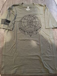 USAF US AIR FORCE SF SPECIAL FORCES PJ PARA RESCUE T SHIRT NEW, large Muscle Fit