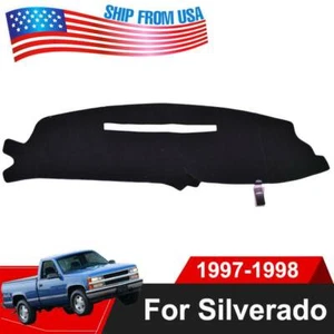 XUKEY Dashmat Dash Mat Dashboard Cover For Chevy Silverado C1500 C2500 C3500 98 - Picture 1 of 9
