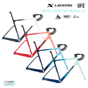 700C 27,5 Zoll Carbon Gravel Fahrrad Rahmen Rennrad Scheibenbremse Cyclecross Bike Frameset - Bild 1 von 24