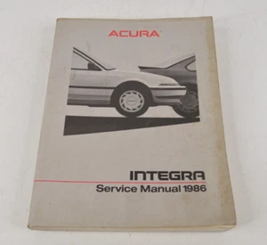 1986 Acura Integra Service Repair Shop Manual Information WIRING DIAGRAMS - Foto 1 di 6