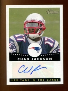 2006 Topps Heritage - Heritage in the Cards Autographs #HCA-CJ  Chad Jackson 🏈 - Picture 1 of 1