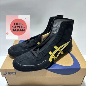 ASICS 1083A001 New Model EX-EO TWR900 2023 Black Gold Men Boxing Wrestling Shoes - Picture 1 of 6