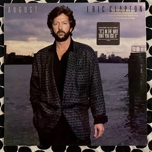 ERIC CLAPTON - AUGUST - WARNER BROTHERS DUCK RECORDS - 1986 - PROMO COPY - Picture 1 of 5