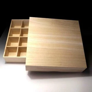 $XU25 Japanese KIRI Wooden Collection box for Netsuke, Sake cup or Small thing - Picture 1 of 10