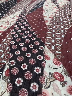 Printed Crinkle Rayon Crepe Fabric - Image 1 of 4