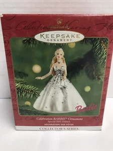 NUEVO 2001 Hallmark Keepsake Celebration Barbie Ornamento Edición Especial 2001 - Imagen 1 de 5