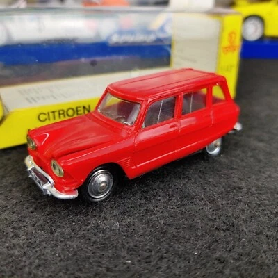 AUTO NOREV CITROEN AMI 6 STATION WAGON ROSSO NOREV SERIE C N. 2 1:43 CON SCATOLA - Immagine 1 di 4