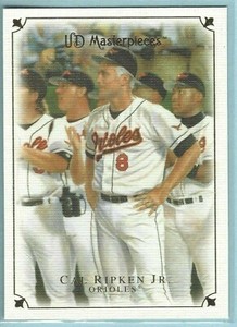 Cal Ripken Jr. 2007 UD Masterpieces Card# 10