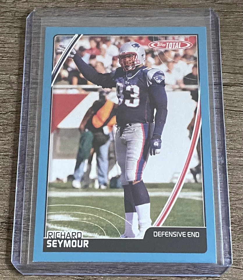 Richard Seymour 2007 Topps Total Blue #140 New England Patriots - Image 1 of 1
