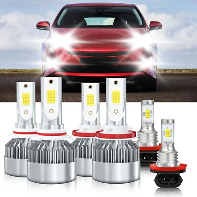 Combo de faros antiniebla de haz alto bajo LED para Toyota Prius V 2012-2018 Foto 1 de 4