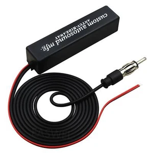 12V Car Auto Stereo Radio Electronic Hidden Antenna Aerial FM/AM Amplified Top - Picture 1 of 3