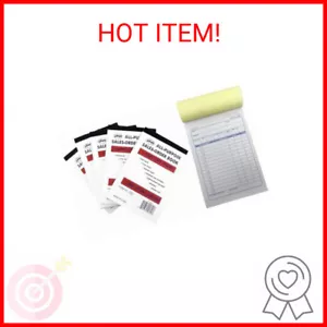 10 Pack Sales Order Book Receipt Invoice Duplicate Carbonless (50 Sets 4.25" X 6 - Picture 1 of 2