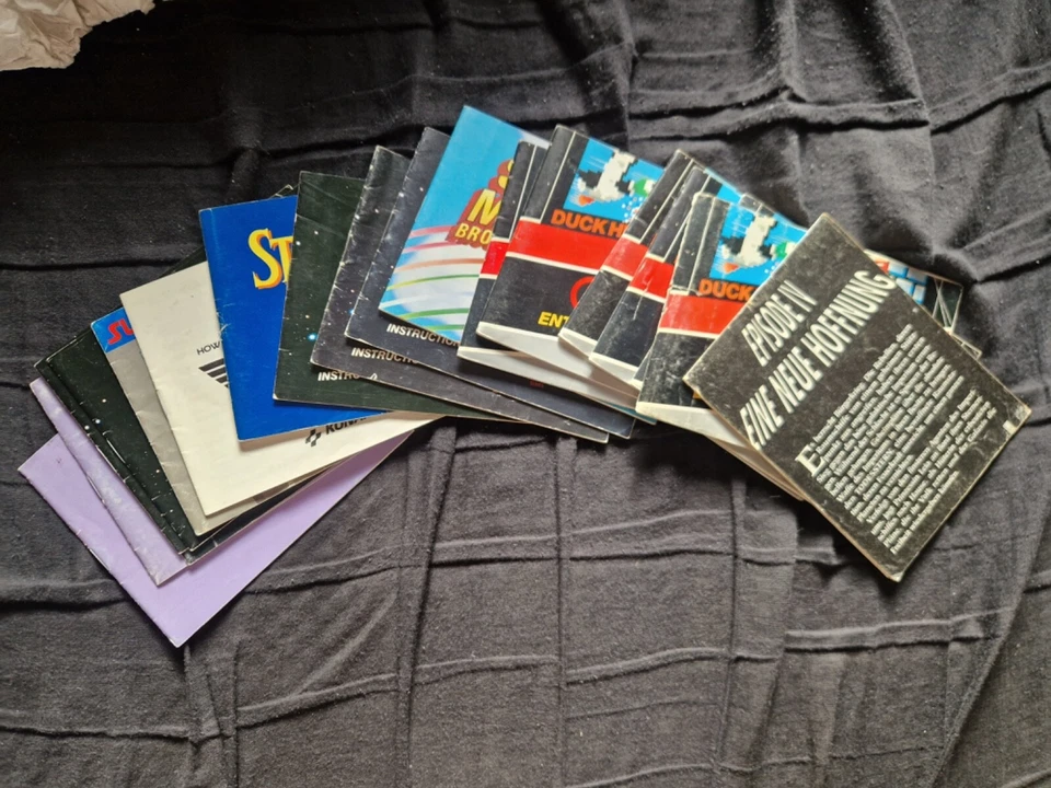 NES MANUALS Nintendo Vintage Original - Make Your Selection - Image 1 of 1