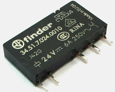 NEW   Relais RSL1AB4BD Schneider =Finder -34.51.7024.0010, bobine 24V cc 170mW - Photo 1/2