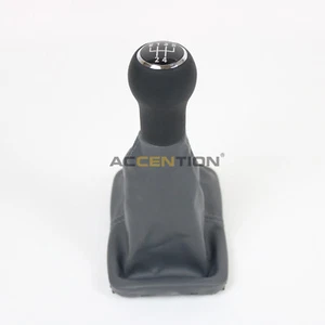 For VW Beetle 1998-2011 5 Speed Gear Shift Knob Gaiter Gray Boot 12 MM Hole - Picture 1 of 9