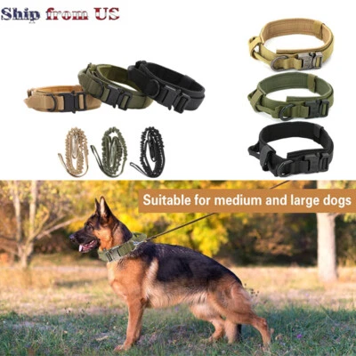Tactical Dog Harness Heavy Duty Outdoor Tool Walking Training Pet Military Dogs - Image 1 of 4