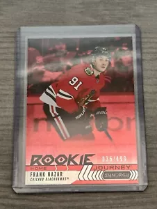 2024-25 Upper Deck Synergy Rookie Journey Away RJ-10 Frank Nazar, Chicago #/499 - Foto 1 di 1