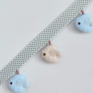 Small Cute Fish Trim Fringe Curtain Edge Trimming DIY Sewing Crafts By Metre - Picture 1 of 10