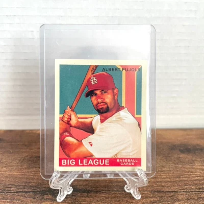 2007 Upper Deck Goudey Albert Pujols Mini Baseball Card St Louis Cardinals - Image 1 of 4