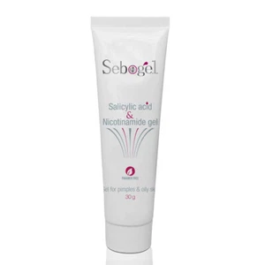 Sebogel Salicylic Acid & Nicotinamide Gel for Pimples and Oily Skin, 30gm - Picture 1 of 5