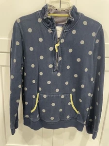 BODEN Sweatshirt Pullover Top Polka Dot UK 8 US 4 SI51 - Picture 1 of 5