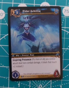 World of Warcraft TCG Elder Achillia (Foil) - Blood of the Gladiators 96/208 - Picture 1 of 2