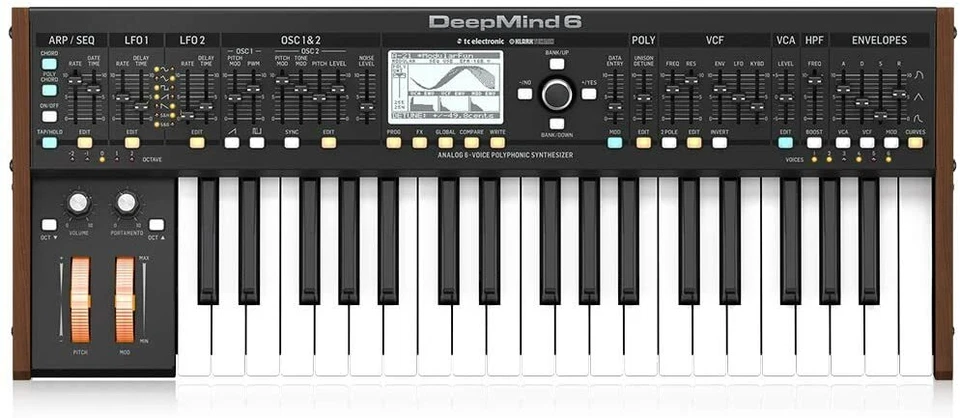 BEHRINGER analog 6 voice polyphonic synthesizer DEEPMIND 6 From Japan New - Image 1 of 4