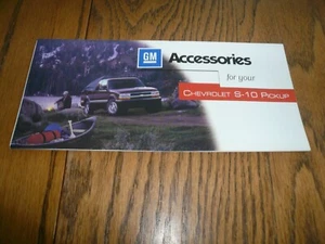 Chevrolet S-10 Pickup Accessories Sales Brochure - Foldout Style - Picture 1 of 4