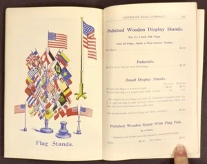 American Flag Company 1910s Catalogue National State Fraternal Flags Bunting &c - Imagen 1 de 12