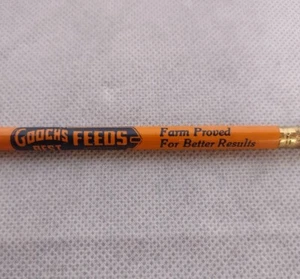 Gooch's Best Feeds Gooch Feed Mill Co Pencil Lincoln NE Orange - Picture 1 of 4